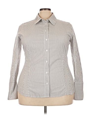 Lane Bryant Long Sleeve Button-Down Shirt (view 1)
