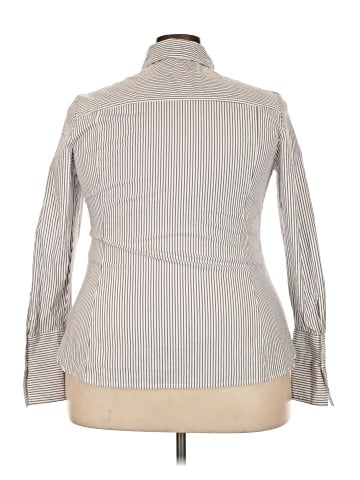 Lane Bryant Long Sleeve Button-Down Shirt (view 2)