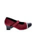 Hotter 100% Leather Burgundy Heels Size 6 1/2 - photo 1