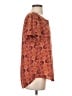 DR2 100% Polyester Orange Short Sleeve Blouse Size S - photo 4