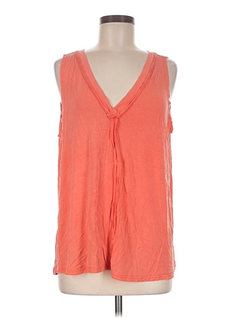 Pre-owned Pol Sleeveless Blouse In Orange