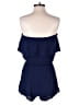 Charlotte Russe 100% Rayon Blue Romper Size S - photo 2