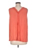 Pol Orange Sleeveless Blouse Size M - photo 2