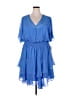 Taylor 100% Polyester Blue Cocktail Dress Size 22 - photo 1