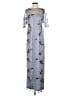 JS Collections 100% Polyester Silver Cocktail Dress Size 2 - photo 1