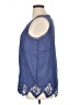 Soft Surroundings Blue Sleeveless Blouse Size XL - photo 5