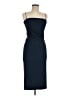 Topshop Solid Blue Cocktail Dress Size 6 - photo 1