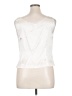 Neiman Marcus Ivory Sleeveless Blouse Size XL - photo 2