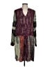 Tiny 100% Rayon Paisley Burgundy Casual Dress Size L - photo 1