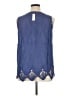 Soft Surroundings Blue Sleeveless Blouse Size XL - photo 2