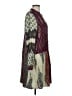 Tiny 100% Rayon Paisley Burgundy Casual Dress Size L - photo 4