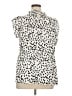 Angashion Ivory Sleeveless Blouse Size XL - photo 2