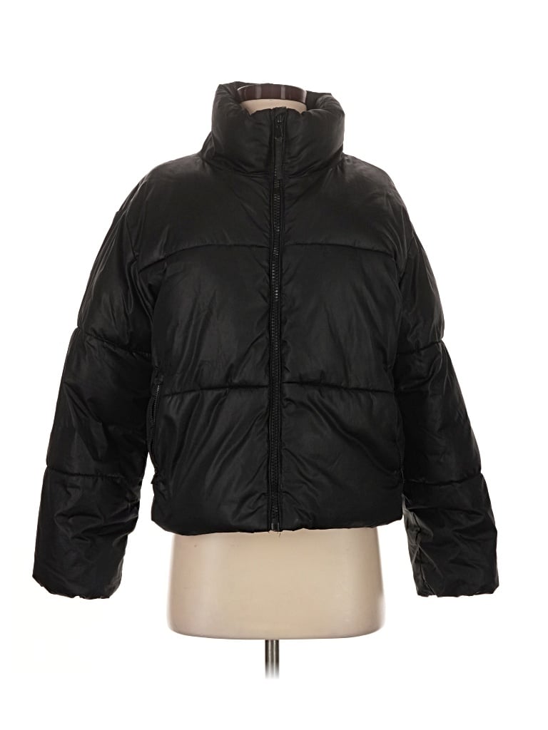 Pre-owned Old Navy Snow Jacket In Black