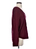 360 Sweater 100% Cotton Burgundy Pullover Sweater Size S - photo 4