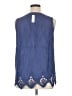 Soft Surroundings Blue Sleeveless Blouse Size XL - photo 2