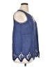 Soft Surroundings Blue Sleeveless Blouse Size XL - photo 4