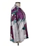 Natori 100% Polyester Floral Purple Long Sleeve Blouse Size M - photo 4