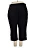 Susan Graver Solid Black Active Pants Size 2X - photo 2