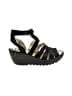 FLY London Black Wedges Size EU 38 - photo 1