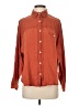 Millibon Solid Orange Long Sleeve Button-Down Shirt Size S - photo 1