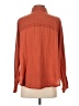 Millibon Solid Orange Long Sleeve Button-Down Shirt Size S - photo 2