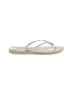 Havaianas Silver Flip Flops Size 7 - 8 - photo 1