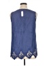 Soft Surroundings Blue Sleeveless Blouse Size XL - photo 2