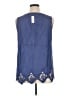 Soft Surroundings Blue Sleeveless Blouse Size XL - photo 2
