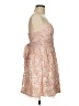 Emerald Sundae 100% Polyester Paisley Tan Cocktail Dress Size 7 - photo 4