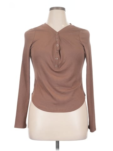 Allegra K Long Sleeve Top (view 1)