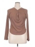 Allegra K Brown Long Sleeve Top Size XL - photo 1