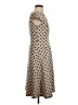 Anne Klein 100% Polyester Polka Dots Tan Casual Dress Size 4 - photo 4