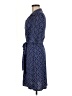 Laundry by Shelli Segal Print Blue Casual Dress Size 6 - photo 5