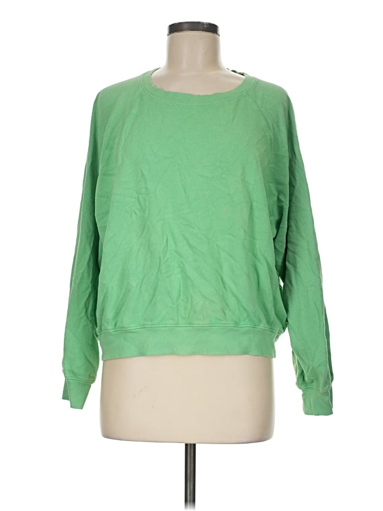 Pre-owned Jcrew Sweatshirt In Green