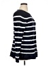 J.Jill Stripes Black Pullover Sweater Size XL - photo 4