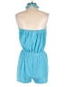 Tropical Escape Solid Blue Romper Size S - photo 2