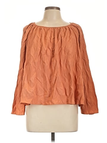Elizabeth and James Long Sleeve Blouse (view 1)