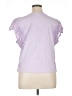 Express 100% Cotton Purple Short Sleeve Top Size XL - photo 2