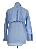 Cos 100% Cotton Blue Long Sleeve Button-Down Shirt Size 14 - photo 2