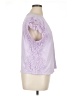 Express 100% Cotton Purple Short Sleeve Top Size XL - photo 4