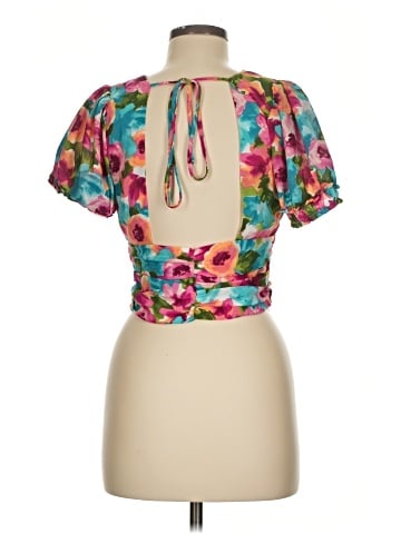 Lulus Short Sleeve Blouse (view 2)