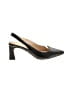 Vince Camuto 100% Leather Black Heels Size 7 1/2 - photo 1