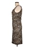 Ann Taylor Animal Print Brown Cocktail Dress Size 10 (tall) - photo 5