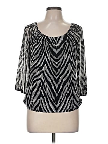 INC International Concepts 3/4 Sleeve Blouse (view 1)