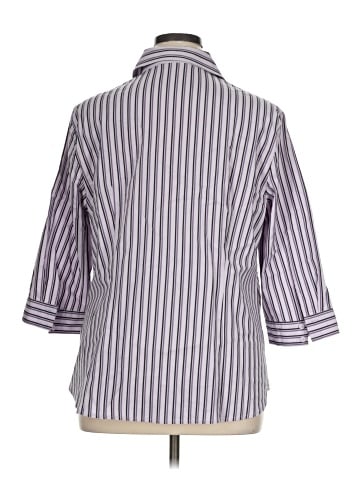 Worthington 3/4 Sleeve Button-Down Shirt (view 2)