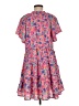 THML 100% Polyester Print Pink Casual Dress Size M - photo 2
