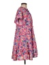 THML 100% Polyester Print Pink Casual Dress Size M - photo 4