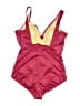 Miraclesuit Solid Burgundy One Piece Swimsuit Size 14 - photo 2