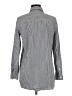 Calvin Klein Stripes Gray Long Sleeve Button-Down Shirt Size M - photo 2