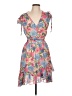 Laundry by Shelli Segal 100% Polyester Floral Pink Cocktail Dress Size 12 - photo 1